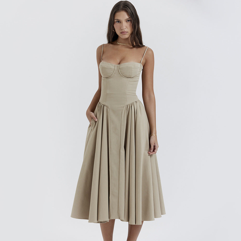 ethereal midi dress Ethereal Muse Corset Midi Dress