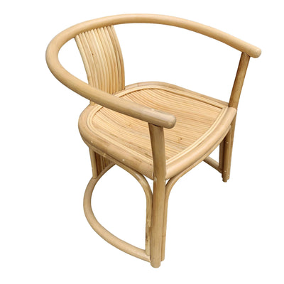 wickedafstore Boho Bamboo Cane Rattan Chair