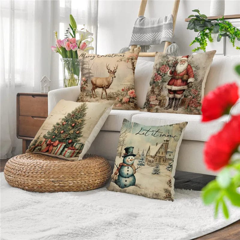 wickedafstore Christmas Cushion Covers