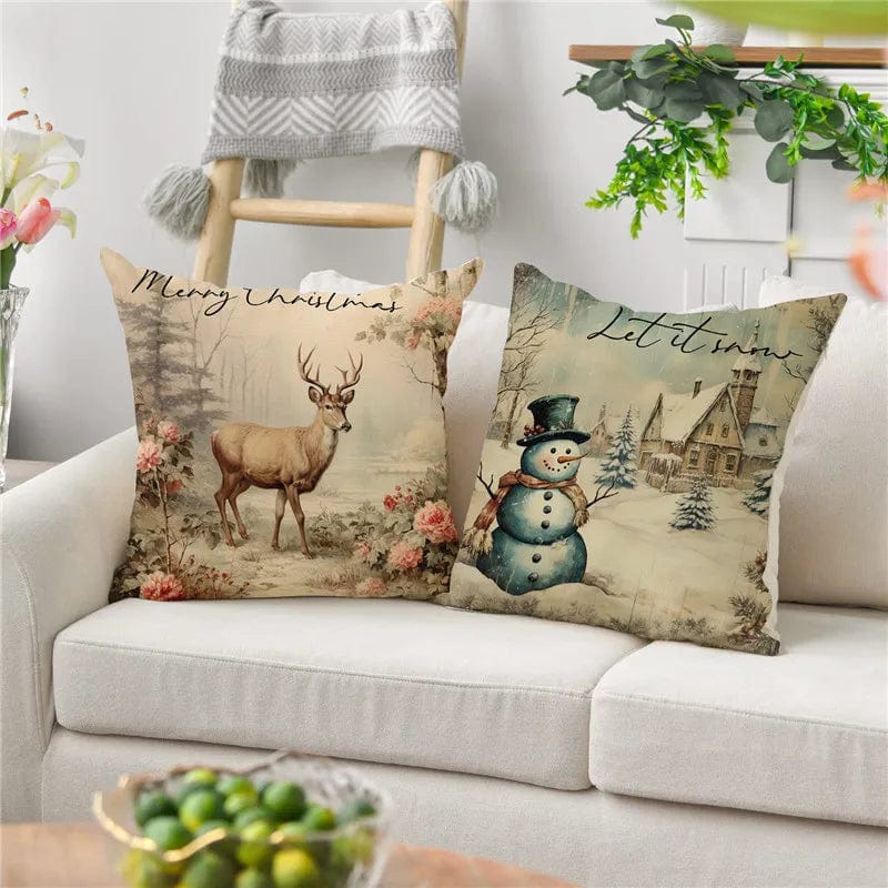 wickedafstore Christmas Cushion Covers