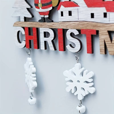wickedafstore Christmas Wooden Hanging Pendant