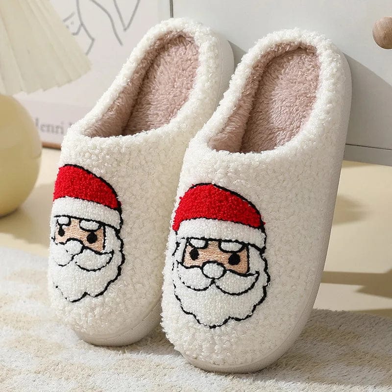 wickedafstore Father Christmas / 36-37 / CHINA Christmas Fulffy Slippers