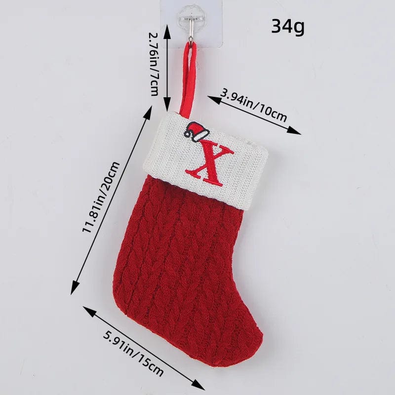wickedafstore X Initial Cable Knitted Stockings
