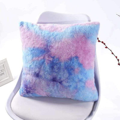 WickedAF 42x45cm/16.5"x17.7" / Blue Colorful Tie Dyed Cushion Cover