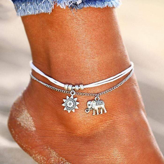 Elephant anklet sales