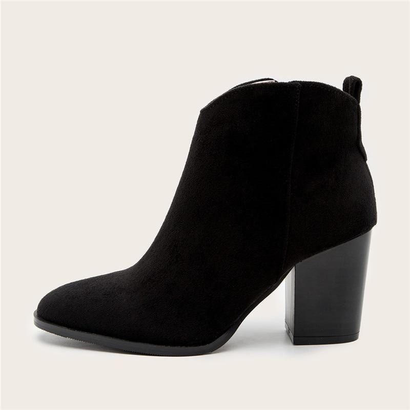 WickedAF Black / 41 Asia Heeled Ankle Boots