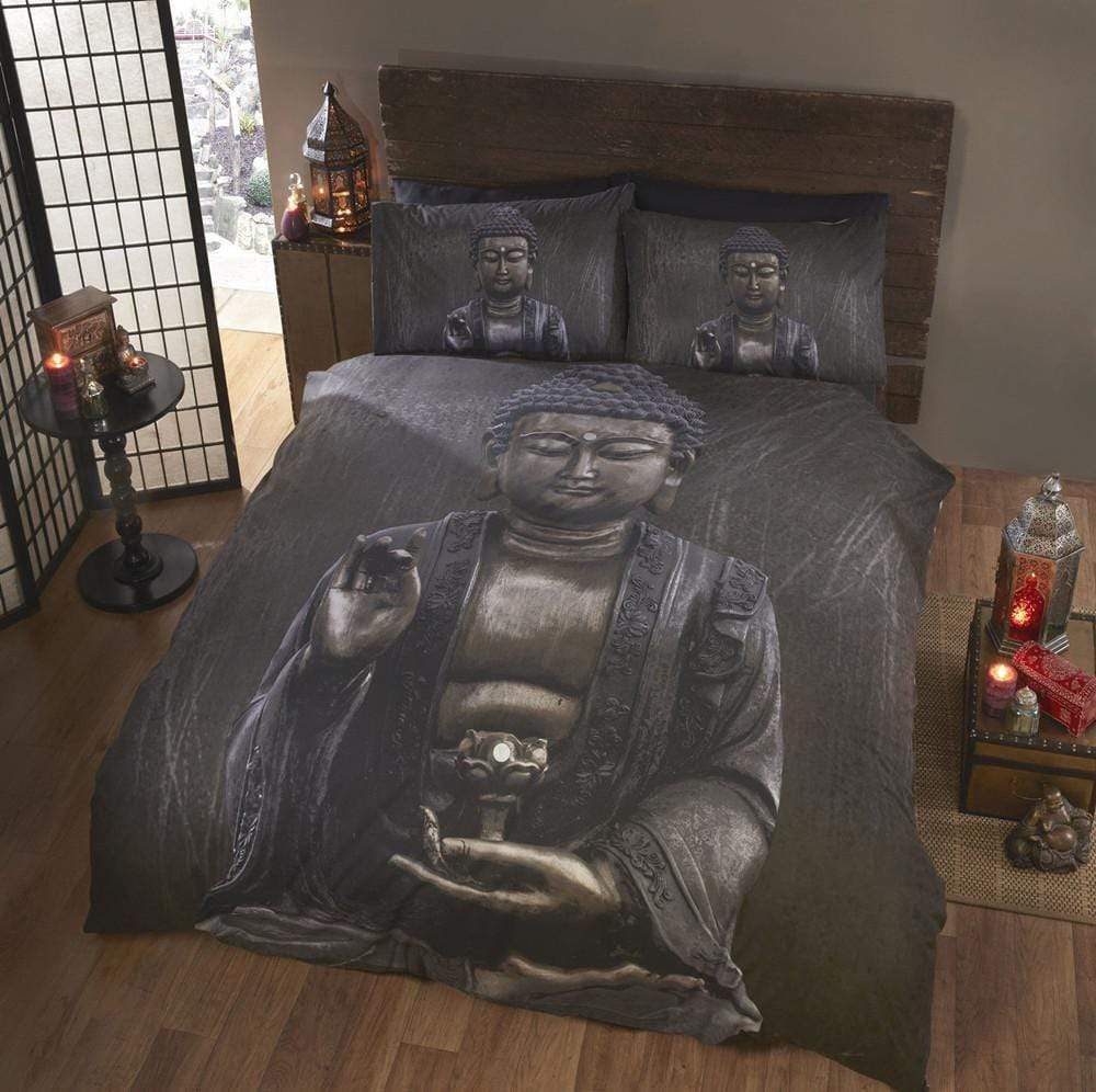 Buddha 3-Piece Bedding Set - wickedafstore