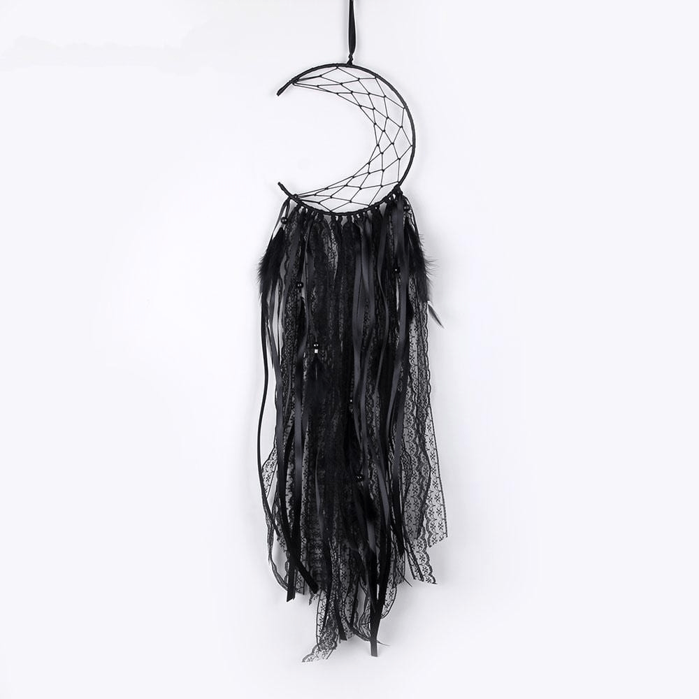 Crescent Moon Dreamcatcher - wickedafstore