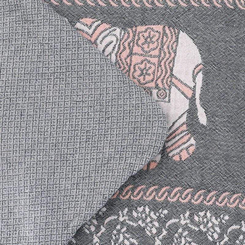 WickedAF Elephants Pattern Pillow Cover