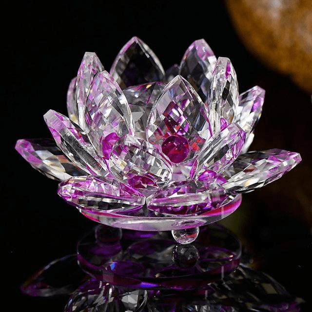 Quartz Crystal Lotus Flower - wickedafstore
