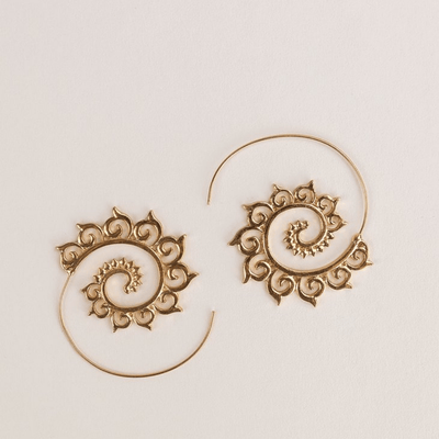 Spiral Hippie Earrings (2 Colors) - wickedafstore