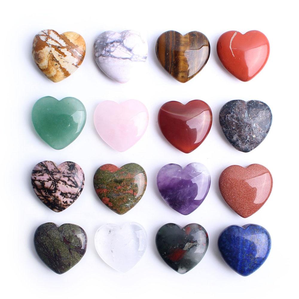 Heart Shaped Crystals Gemstones
