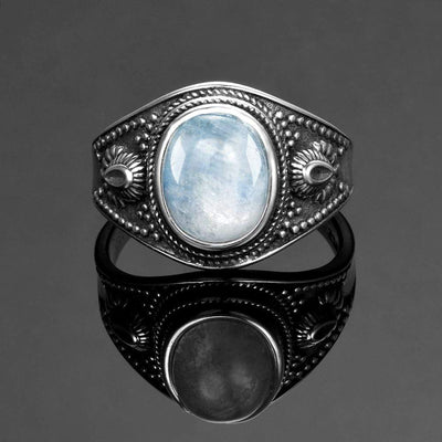Natural Quartz Sterling Silver Ring - wickedafstore
