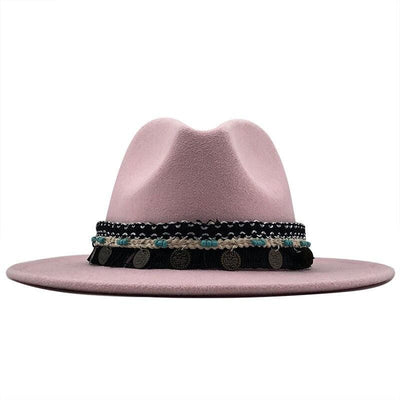 WickedAF Pink / 59-60cm/23.3"-23.6" Constanza Fedora Hat