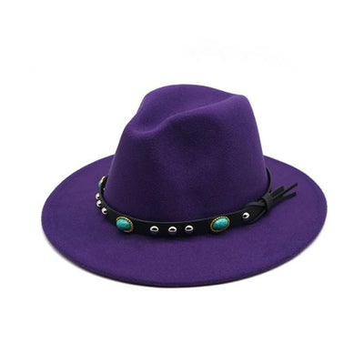 WickedAF Purple / One Size Casual Jazz Hat