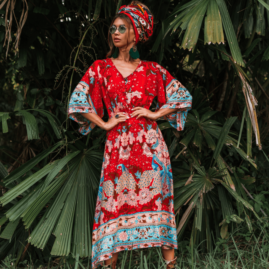REALM Kimono Midi Dress REALM Kimono Midi Dress