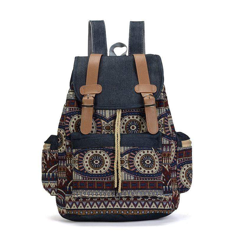 WickedAF Sky Blue Cecilia Ethnic Design Backpack (4styles)