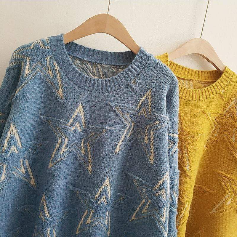 Starry Night Sweater (3 Colors) - wickedafstore