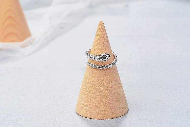 WickedAF Sterling Silver Snake Design Ring