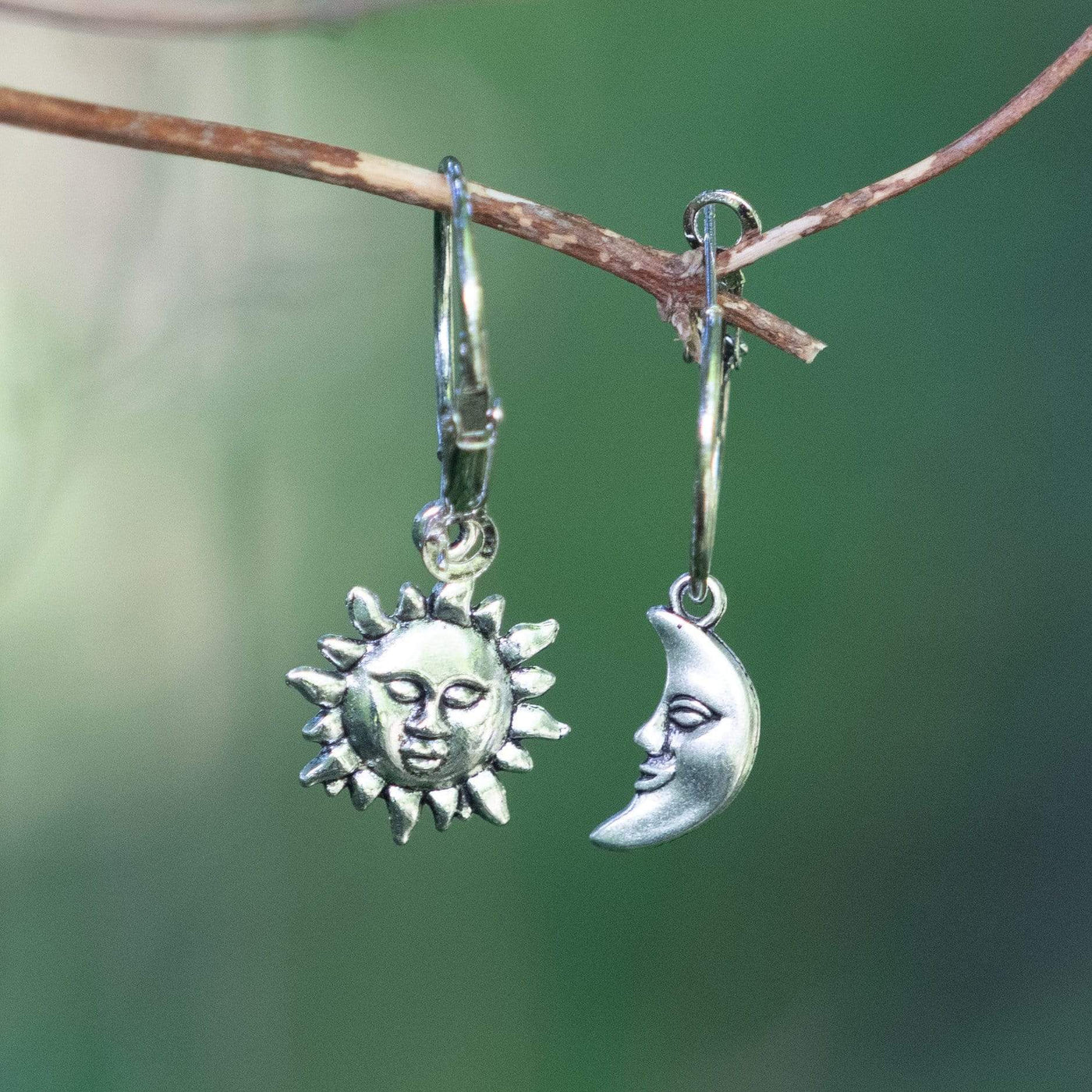 WickedAF Sun and Moon Hoop Earrings