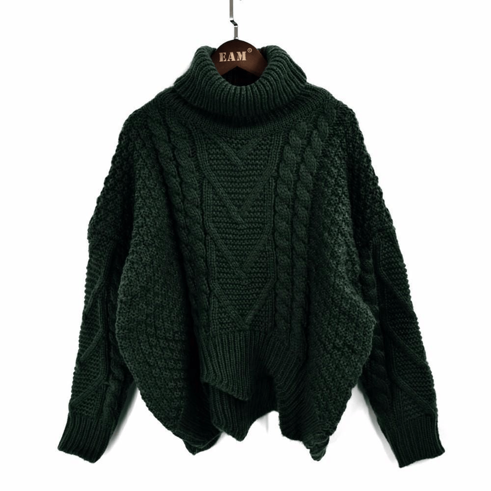 Nadine Turtleneck Sweater (4 Colors) - wickedafstore