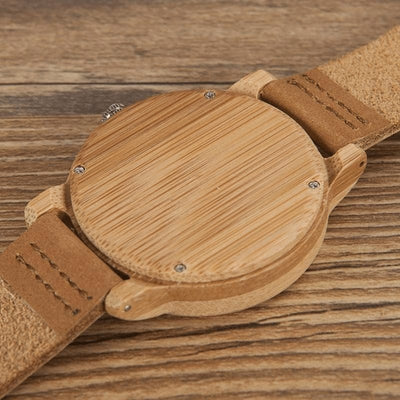 WickedAF watches Bamboo Classic Wooden Watch