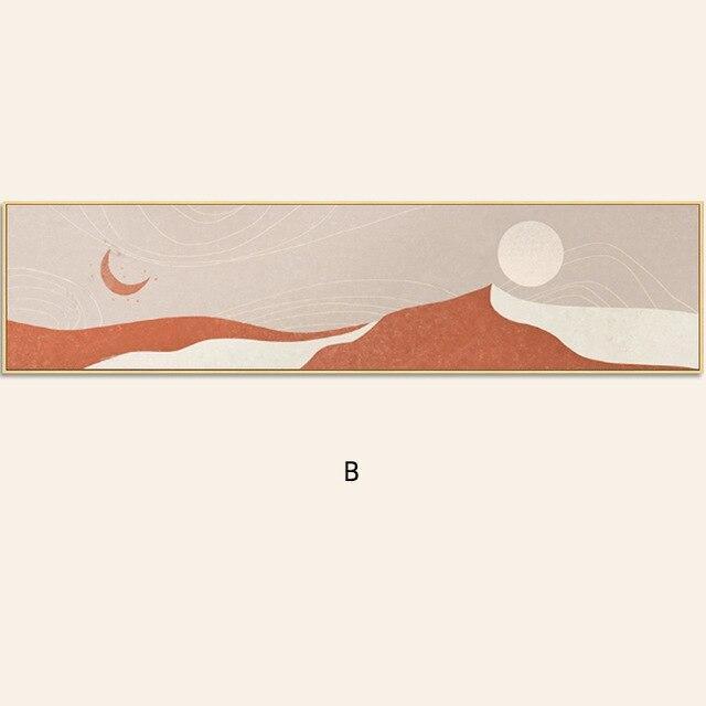 The Sun & The Moon Canvas Wall Art - wickedafstore