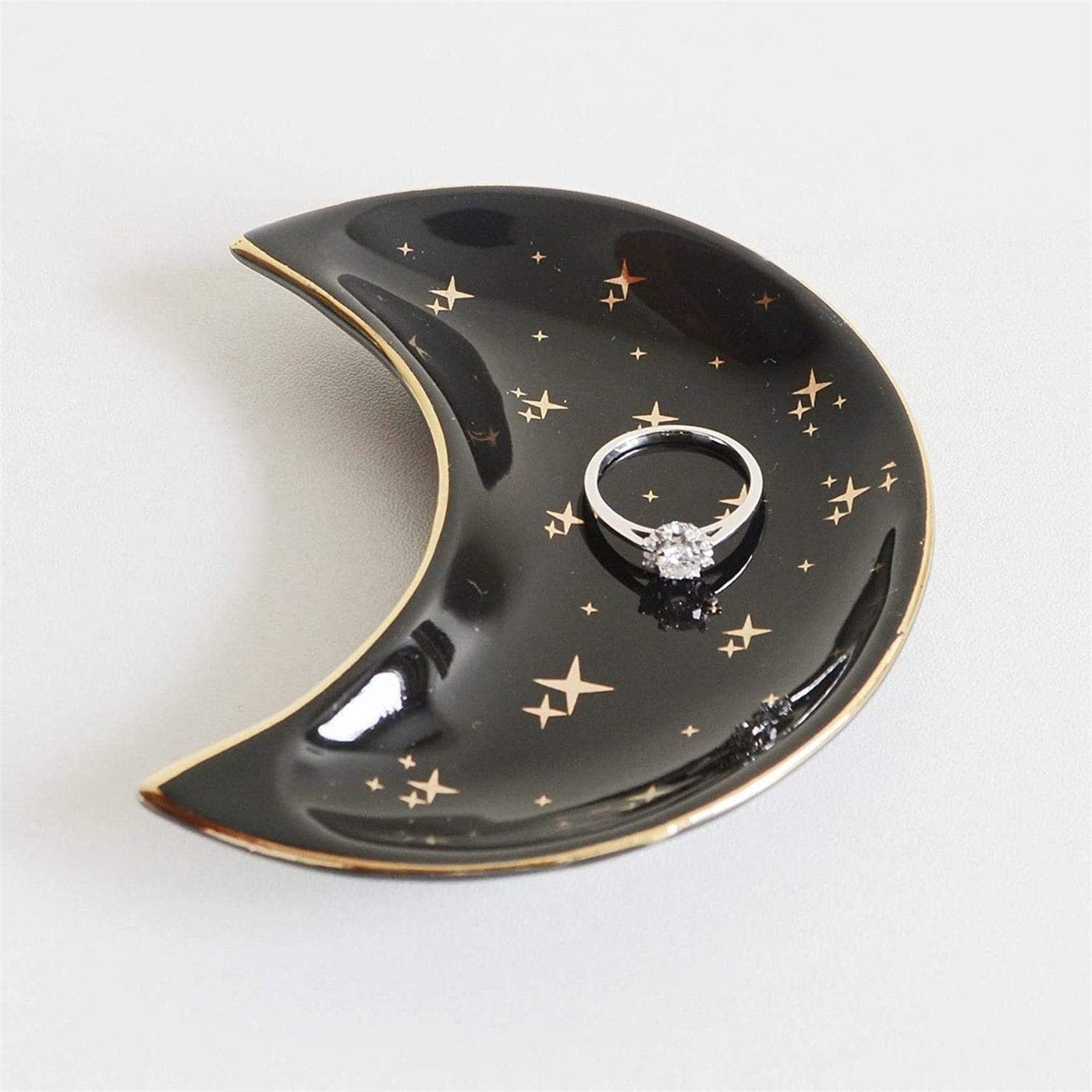 wickedafstore Crescent Moon Jewelry Tray