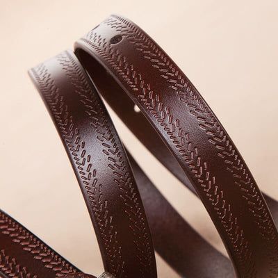 wickedafstore Drew Leather Belt