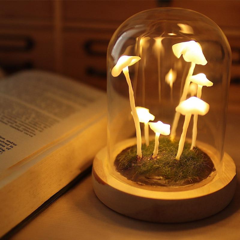 DIY Enchanted Mushroom Forest Lamp