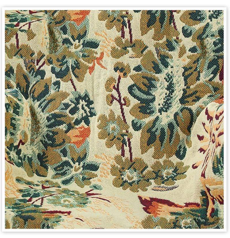 Floral Double-faced Throw - wickedafstore