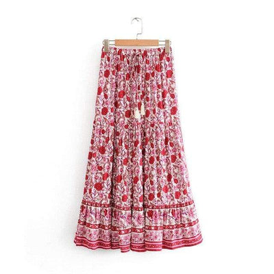 Milagros Floral Midi Skirt - wickedafstore
