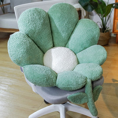 wickedafstore Green / Large Flower Cushion