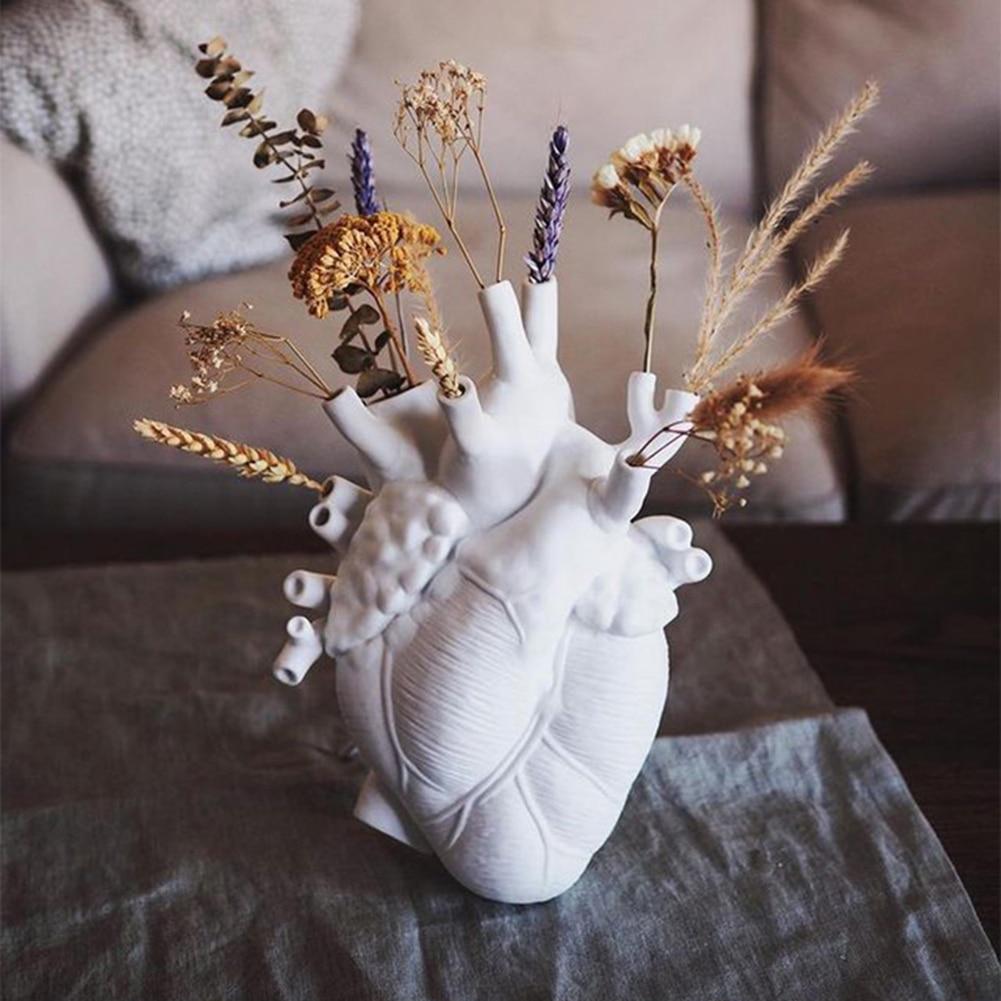 wickedafstore Heart Flower Vase