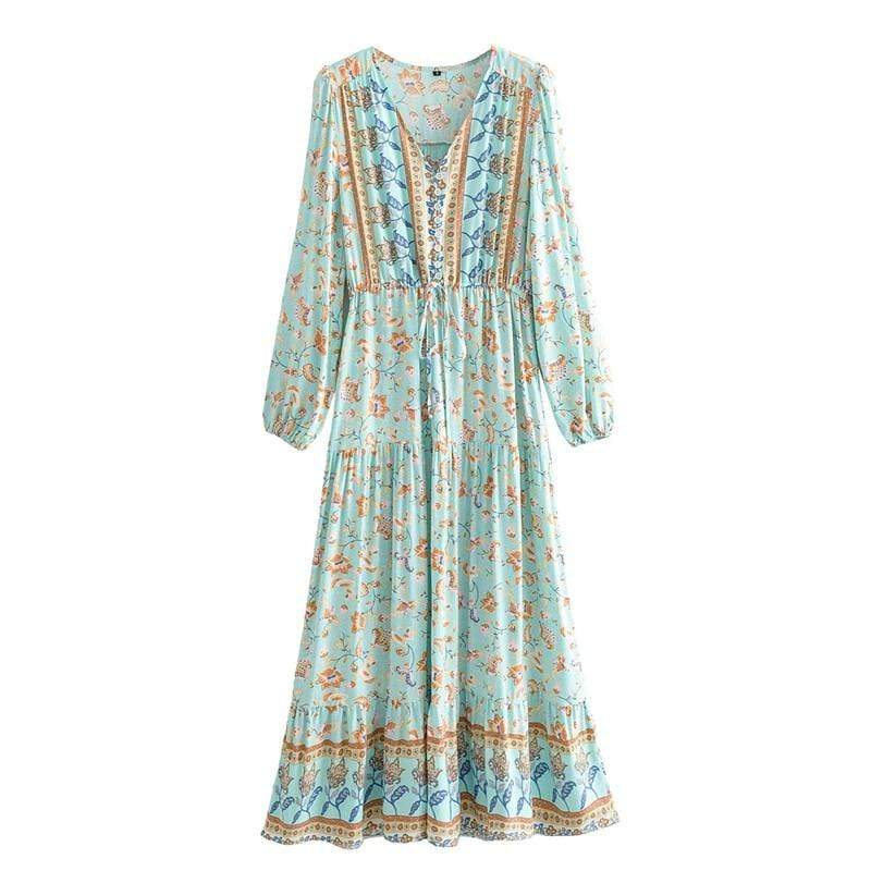Laurentia Long Sleeve Boho Dress Laurentia Long Sleeve Boho Dress