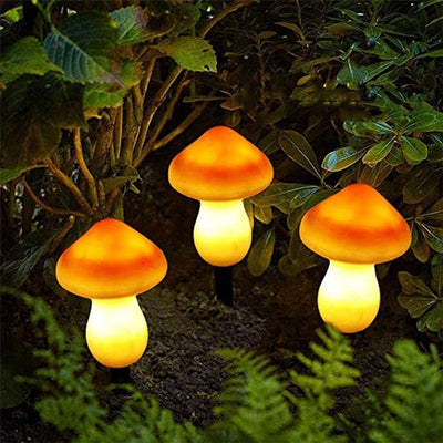 wickedafstore Mushroom Solar Light