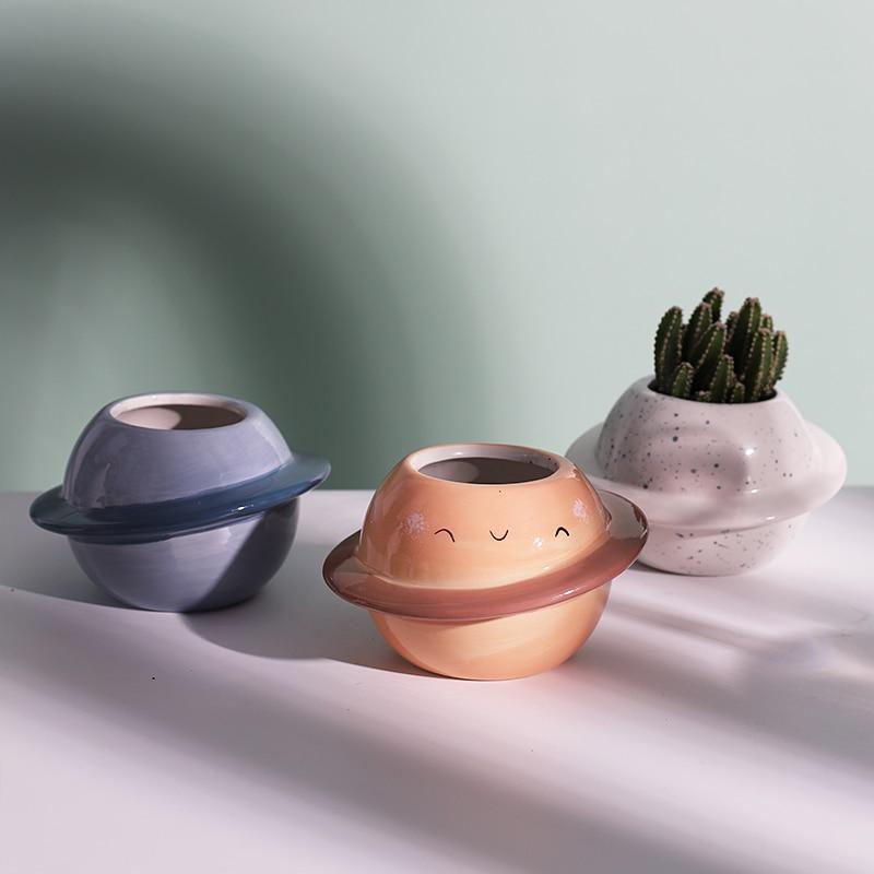 aliexpress plant pots Planet Shaped Plant Pot