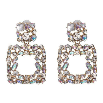 wickedafstore Square Colorful Sets of Earrings