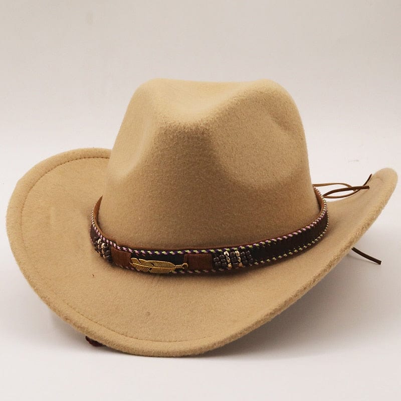 wickedafstore Tan Dallas Western Cowboy Hat