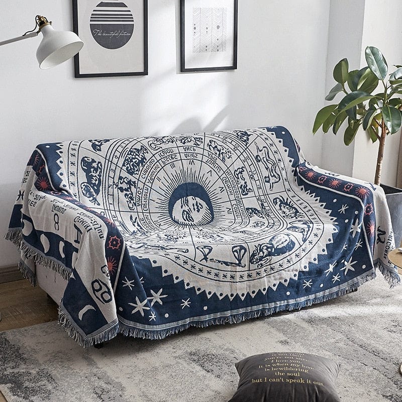 Zodiac Boho Throw Blanket wickedafstore