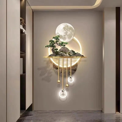 Lunar Serenity Bloom Wall Light