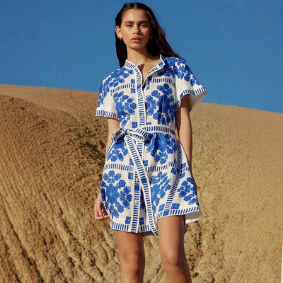 Sofia Santorini Shirt Dress