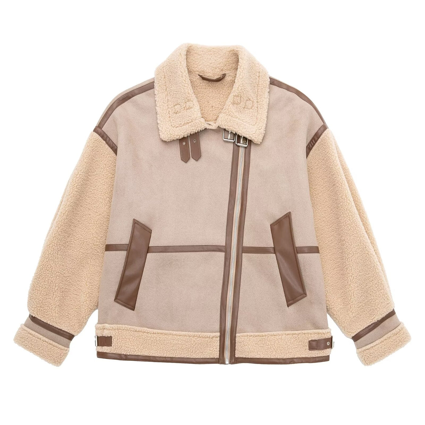 Sienna Shearling Aviator Jacket