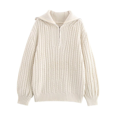 Clara Knit Zip Pullover