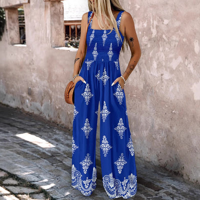 Seraphina Boho Wide-Leg Jumpsuit