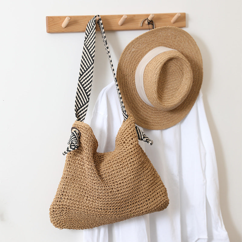 Sienna Woven Shoulder Tote