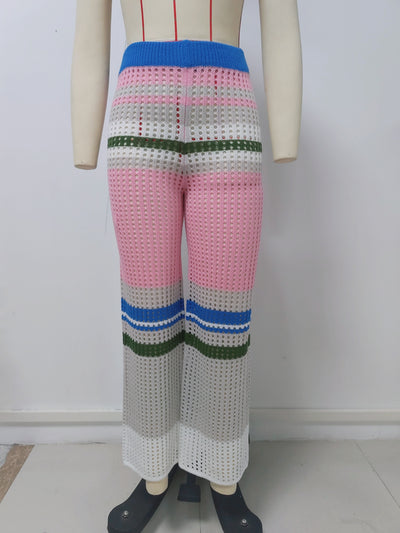 Yara Knitted Mid-Waist Pants