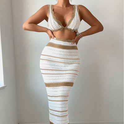 Bianca Crochet Knit Set