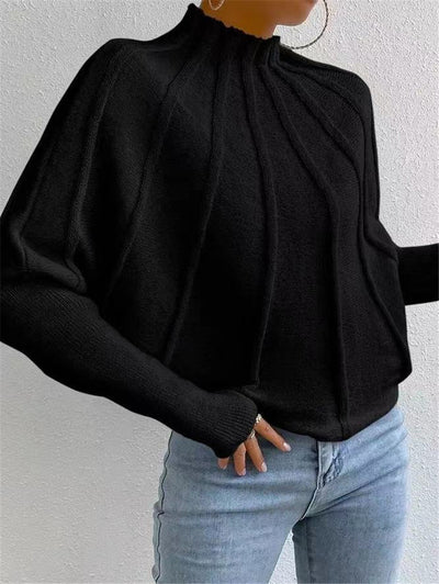 Isabella Knit Mock Neck Sweater