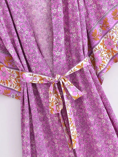 Rosette Kimono Robe